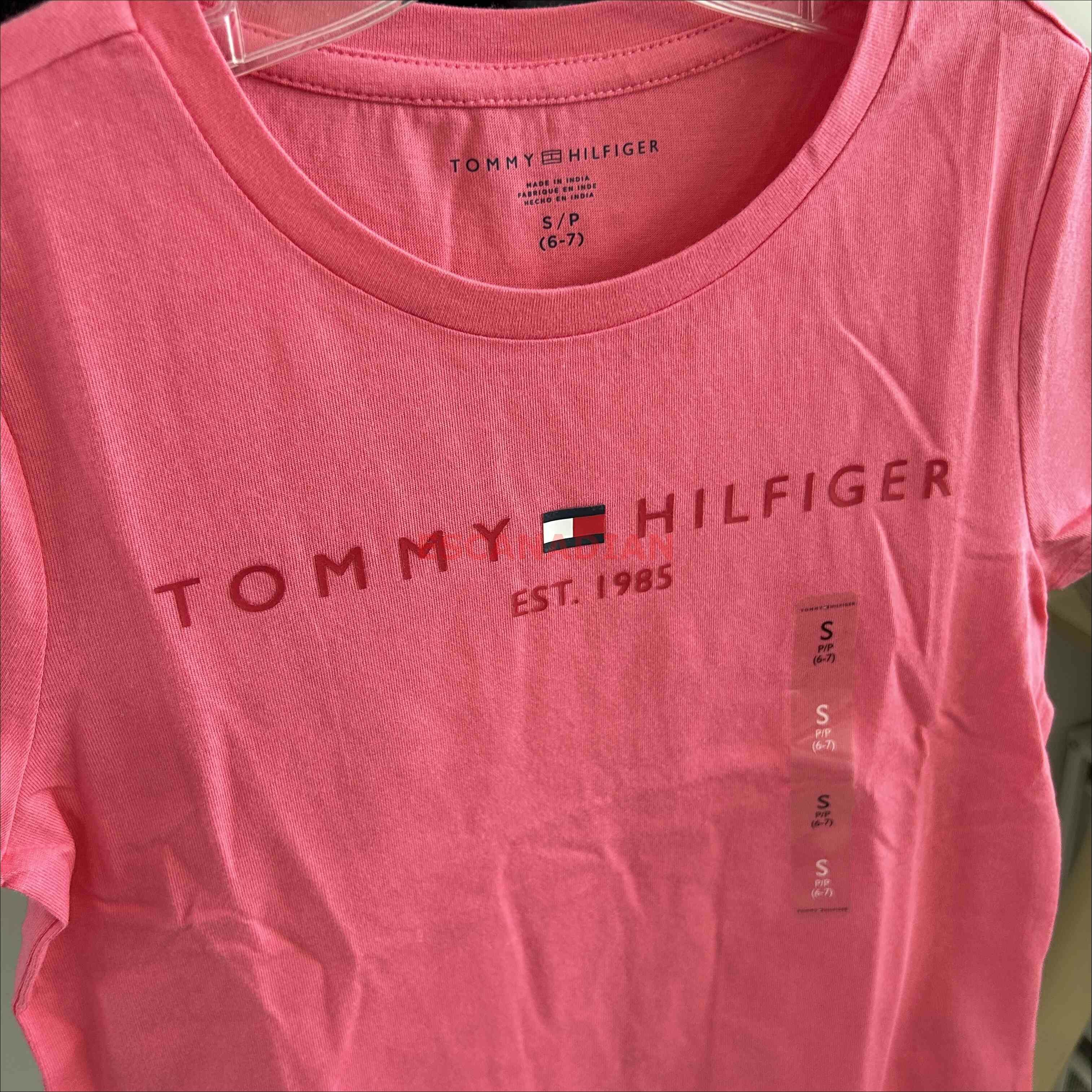TOMMY 女大童 經典款 字樣 短TEE