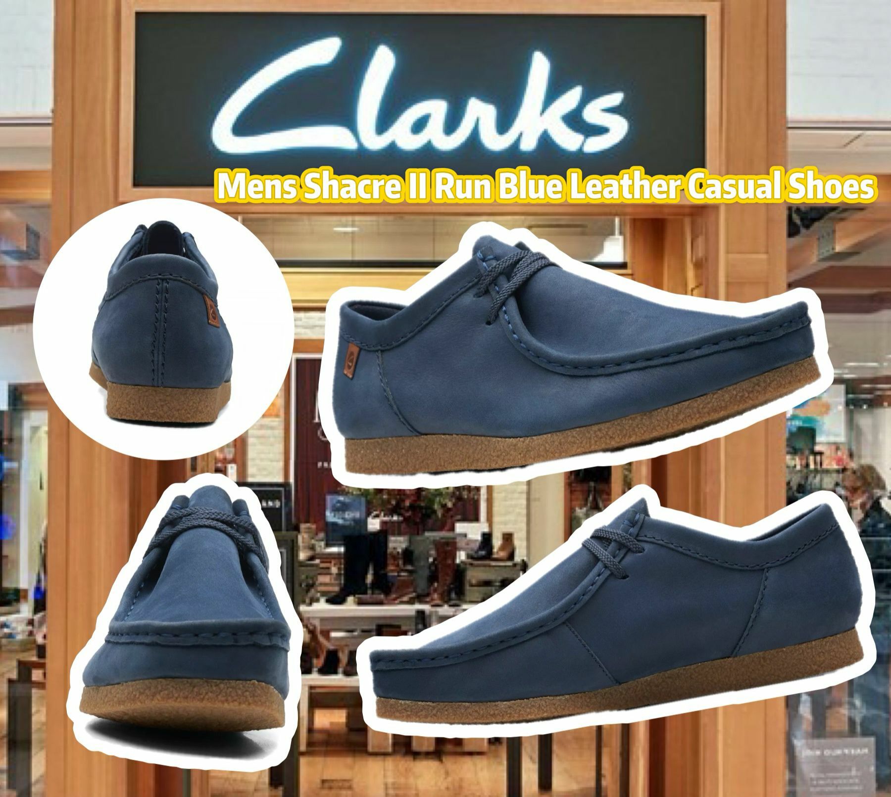 【預購】Clarks Shacre II F081905 男裝休閒鞋