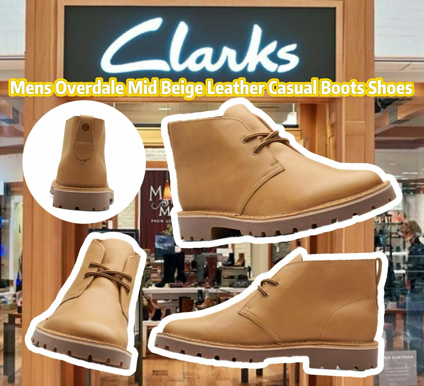【預購】Clarks Overdale F081906 男裝短靴