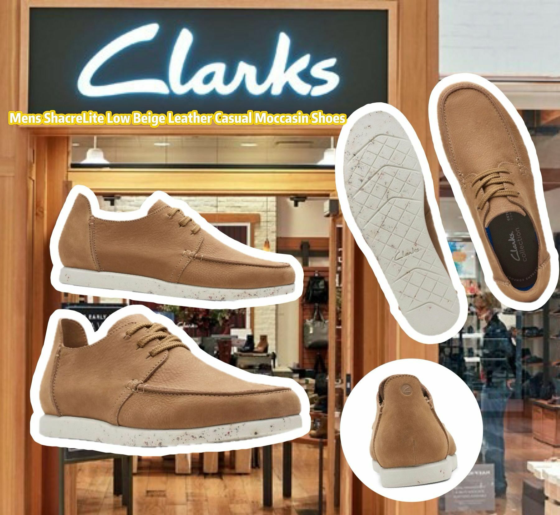 【預購】Clarks ShacreLite F081907 男裝休閒鞋