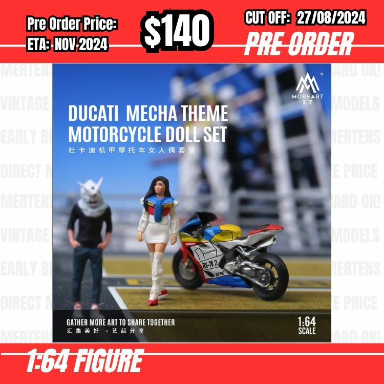 PO-$140 * Moreart * 1:64 Figure - Ducati Mecha Theme Motorcycle Dol [OD20/08]