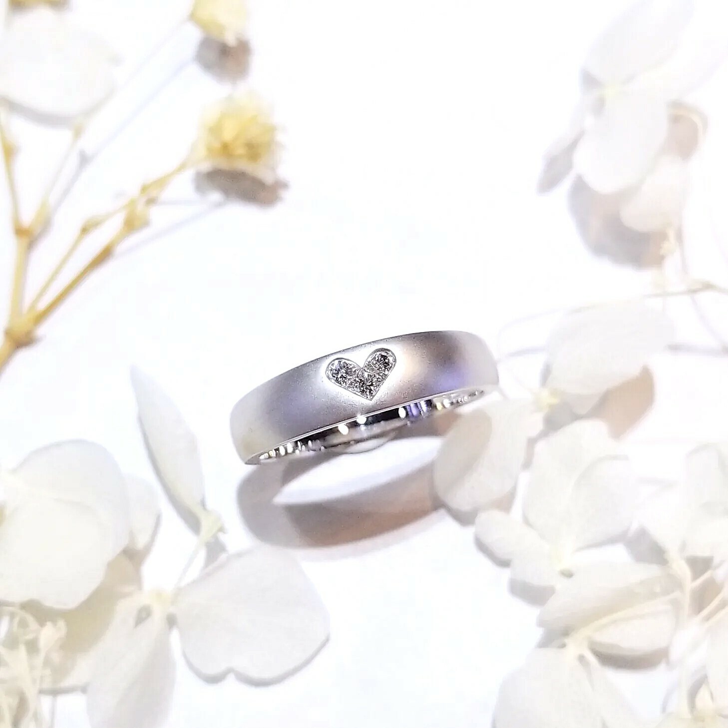 全新18K白金10份鑽石戒指