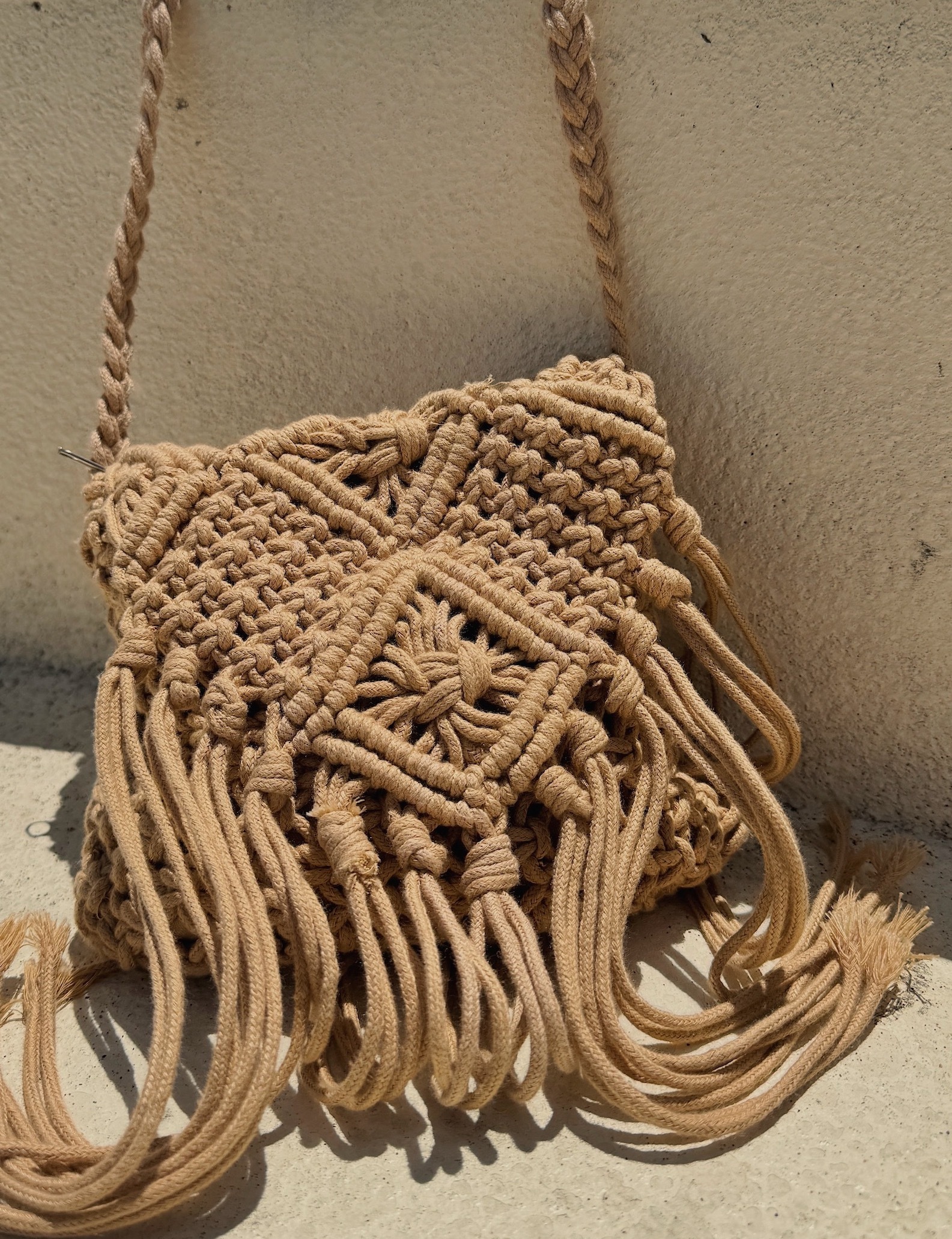 波西米亞流蘇編織小包