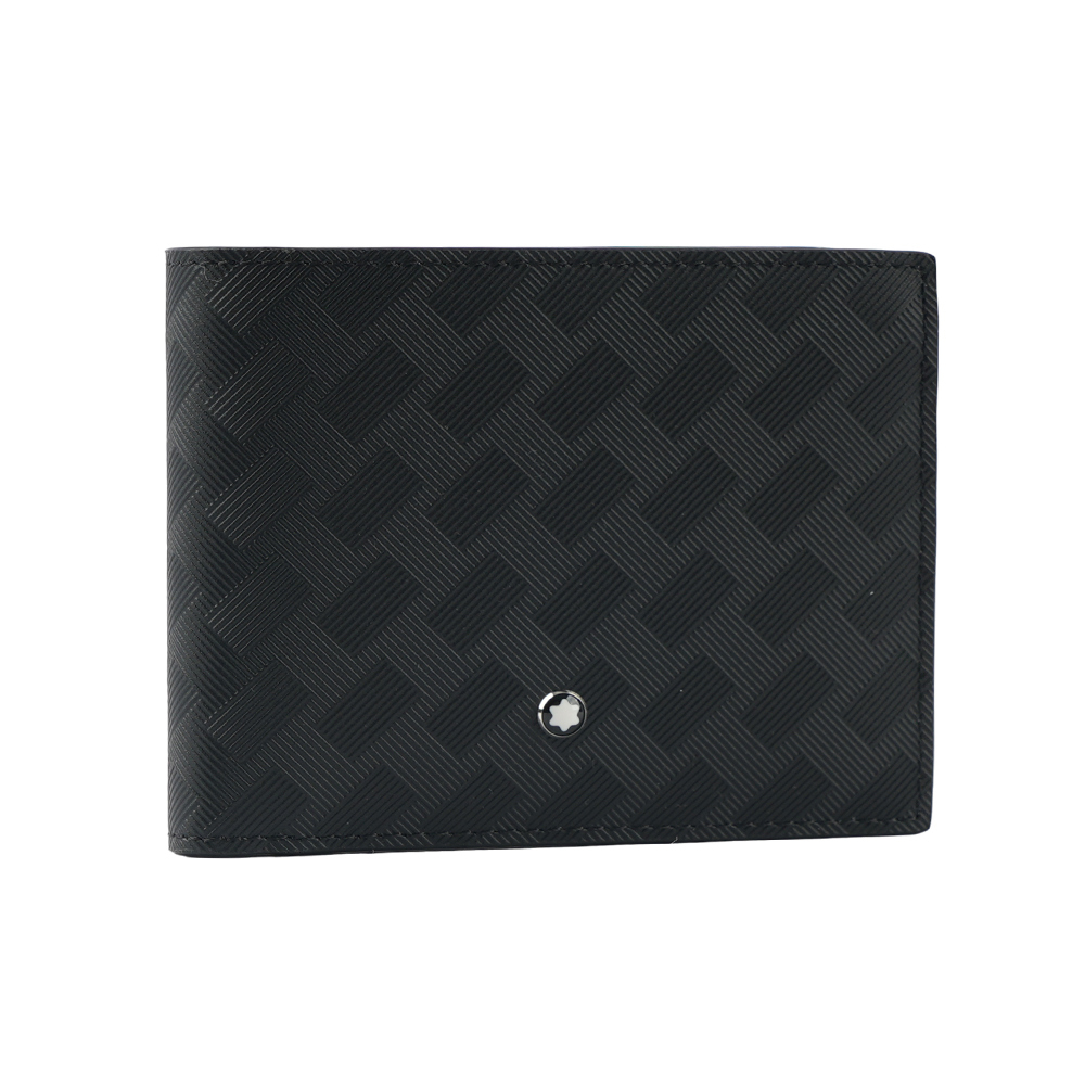 【Montblanc】Extreme 風尚系列3.0 牛皮對開6卡短夾