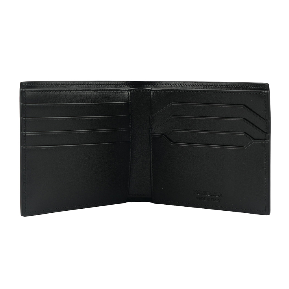 【MONT BLANC】Meisterstuck 大班系列小牛皮8卡短夾(黑色) 198310