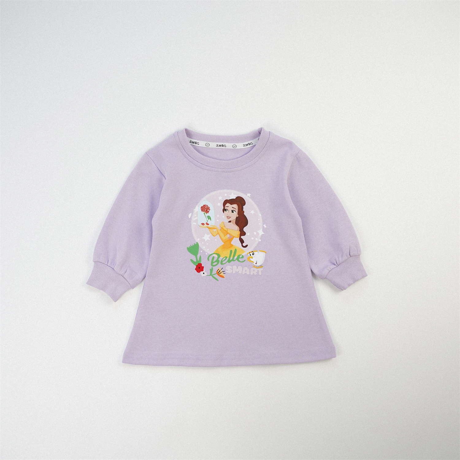 三色純棉公主洋裝