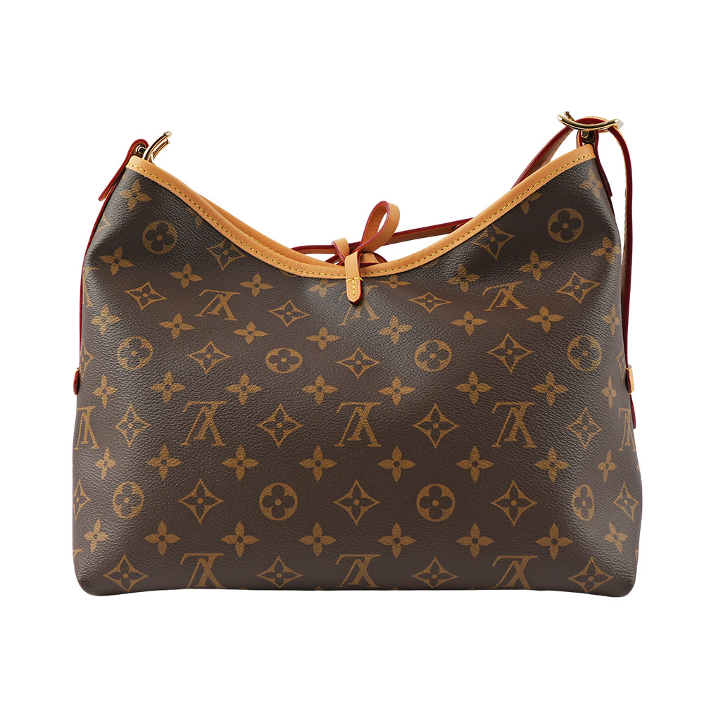 【Louis Vuitton / LV】Monogram CarryAll PM 塗層帆布肩背包 M46203