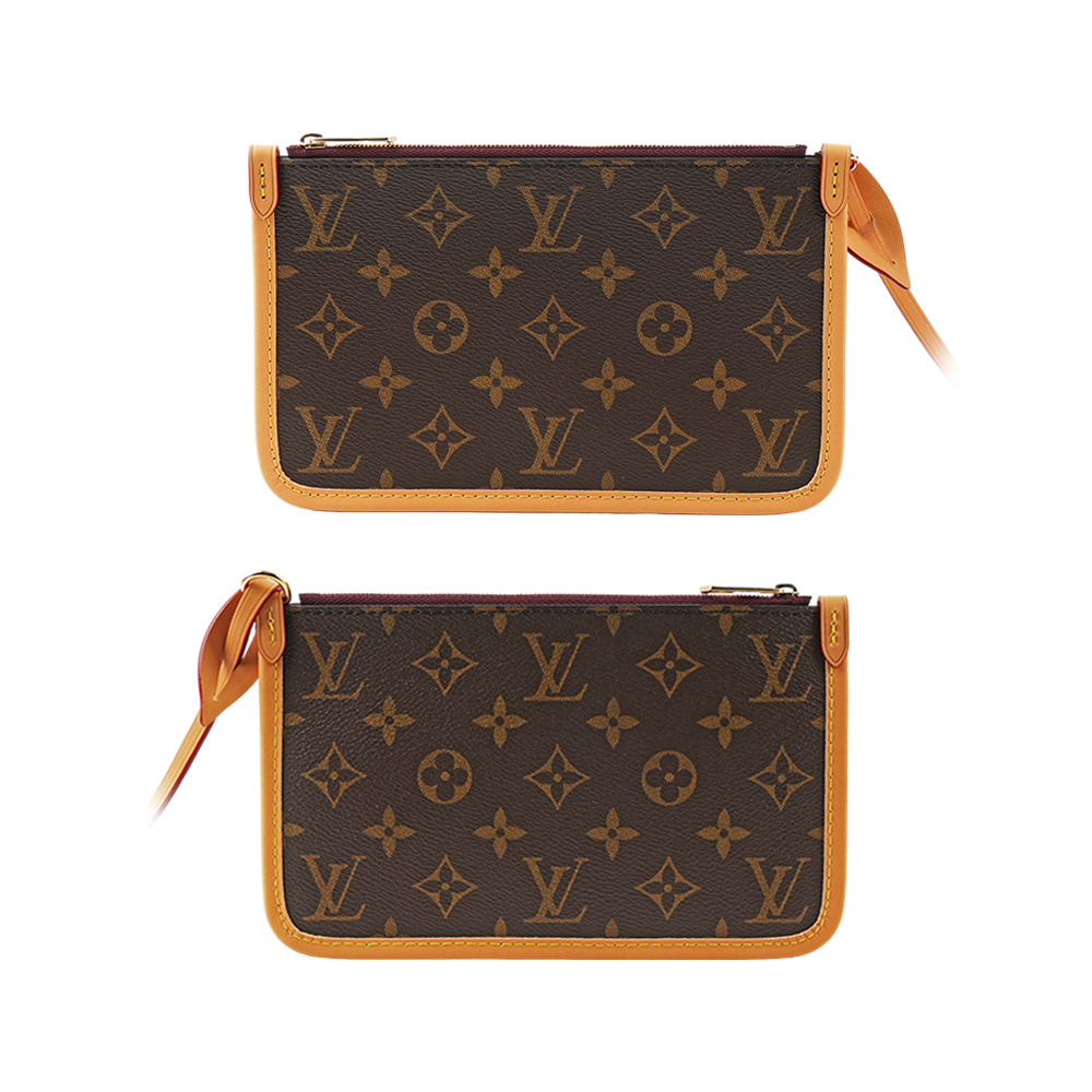【Louis Vuitton / LV】Monogram CarryAll PM 塗層帆布肩背包 M46203