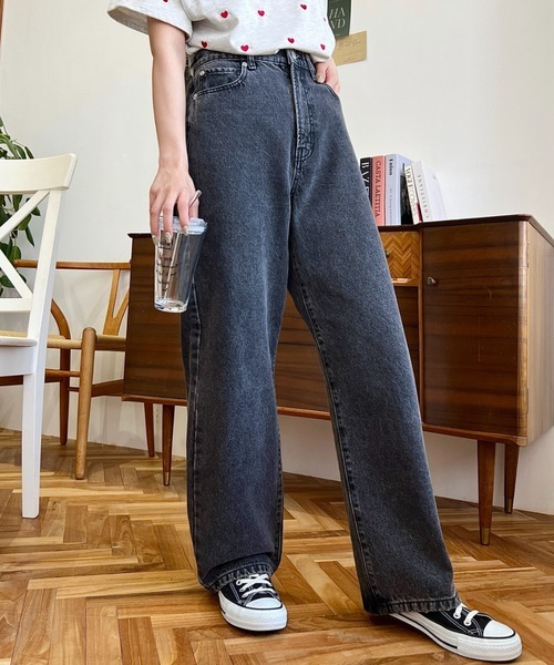 日系品牌服飾 moment+ 直筒牛仔褲 純棉 直筒褲 9色(任買兩件711免運)/預購