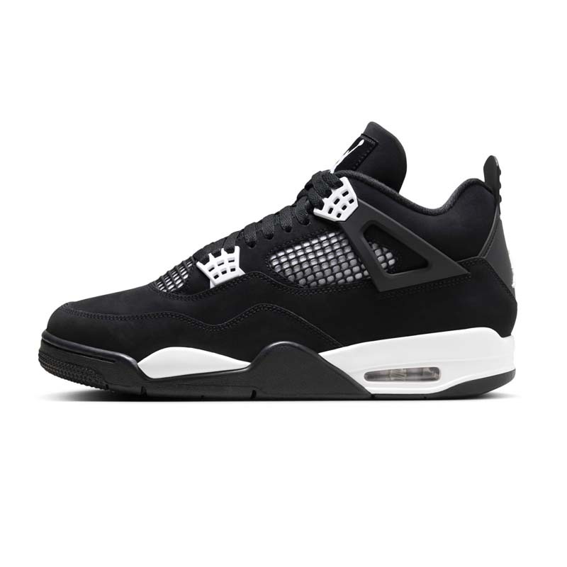 AIR JORDAN 4 RETRO "WHITE THUNDER" 白雷神 黑白 男款 FQ8138-001 [台灣現貨]