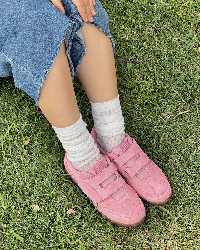 FILA SLANT SHOT 98/23 VC 魔鬼氈 麂皮 米色 粉色 咖啡色 / 預購