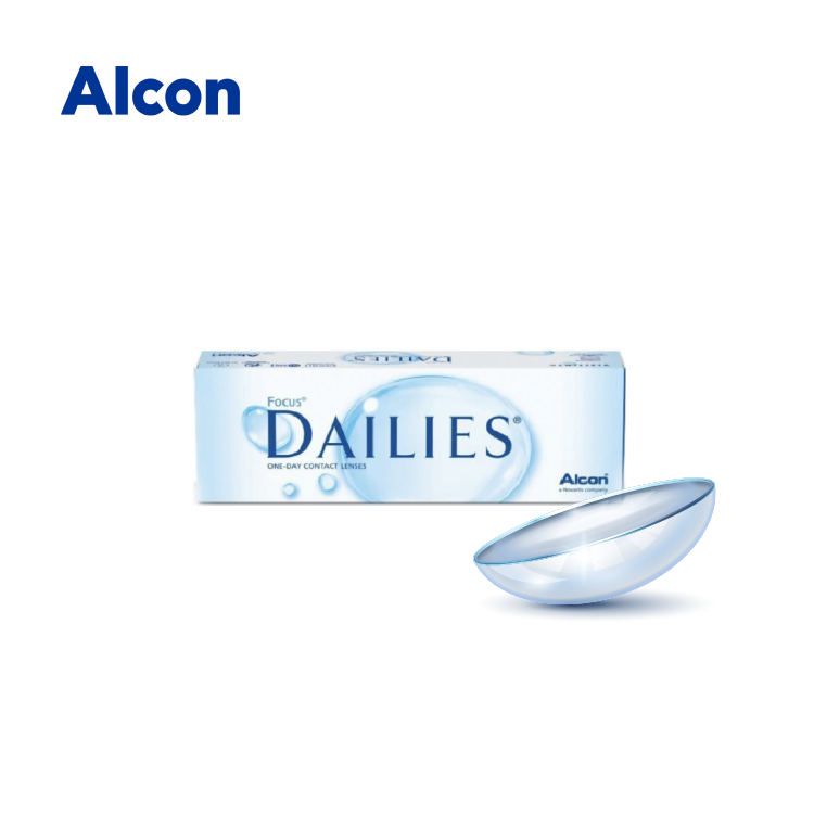 愛爾康Alcon 水藍風格透明日拋30片裝