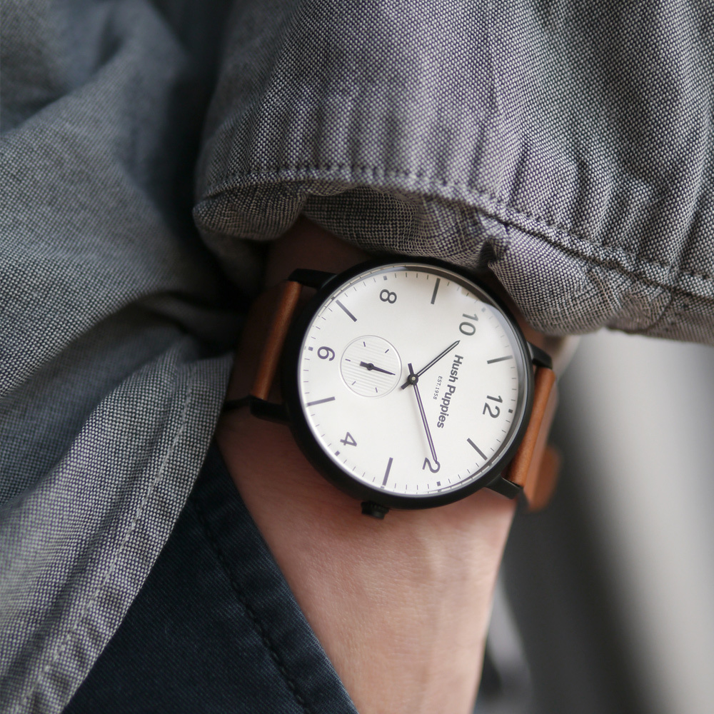 簡約小秒休閒男錶