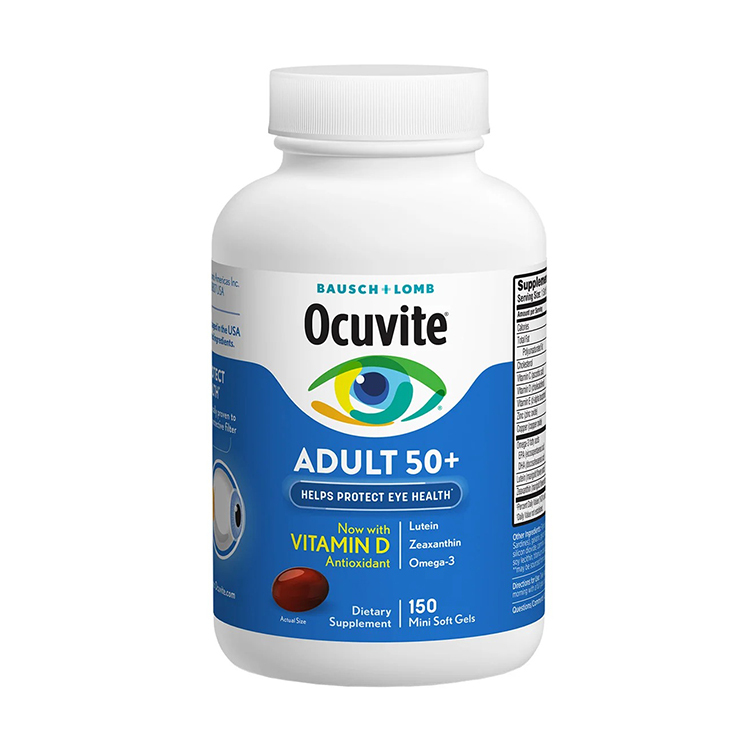 Ocuvite Adult 50+, 150 Soft Gels