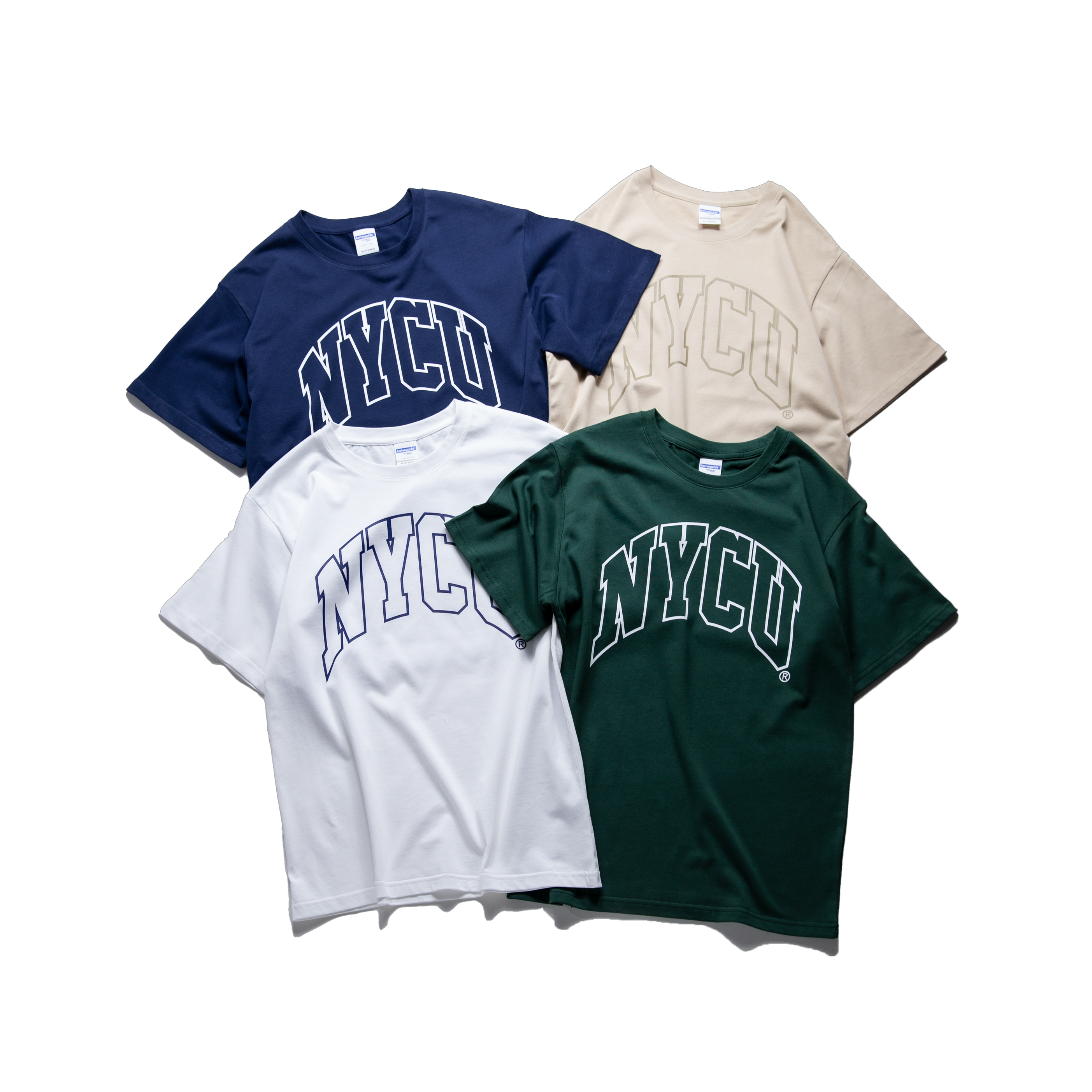 陽明交通大學 NYCU 拱形鏤空校名 T-Shirt