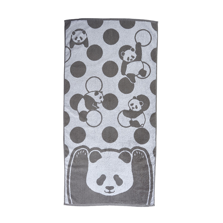 Black & White Panda Bath Towel