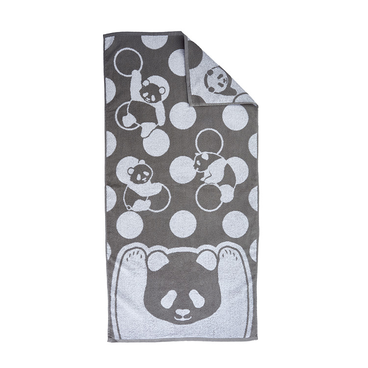 Black & White Panda Bath Towel
