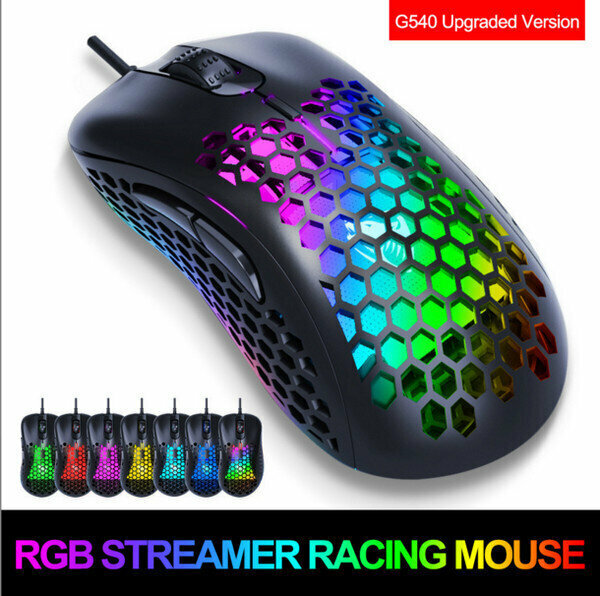 Wired glare mouse RGB marquee glow mouse - Thunderwolf G540-RGB hole / high configuration
