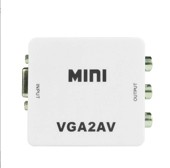熱賣vga轉av轉換器（白色）