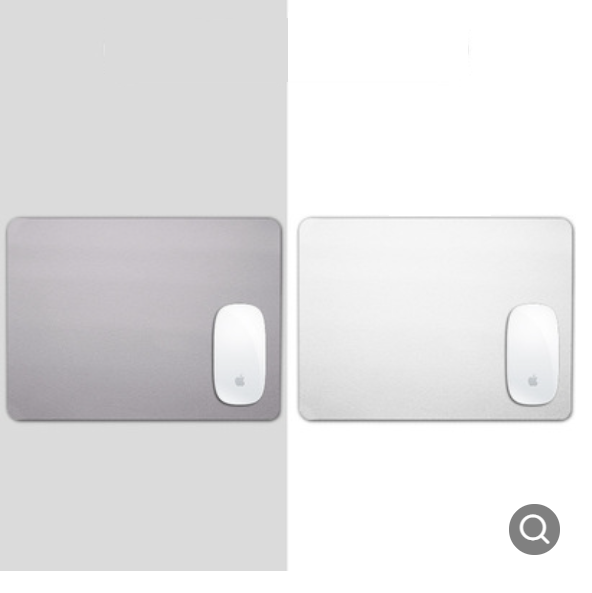 Business Office Mouse Pad (Mini Duplex-Grey + Silver)