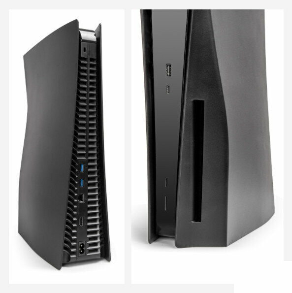 PS5 Console Case Disc Drive Replacement Case (Black)