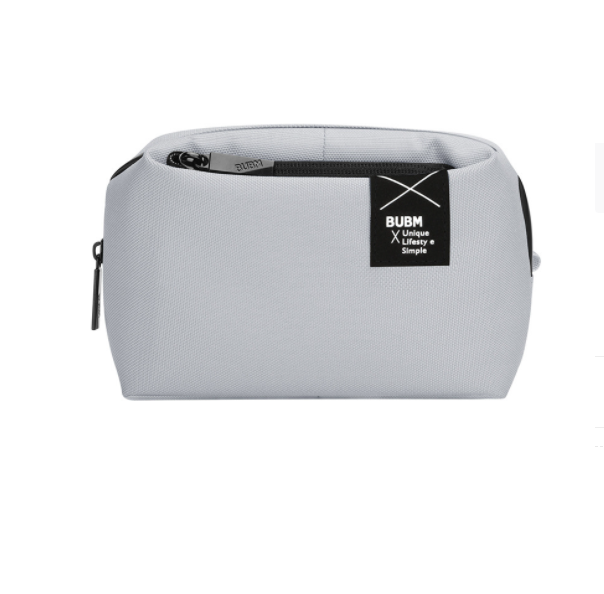 Power bank earphone data cable U disk storage bag (B gray)