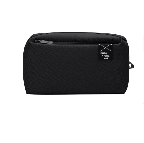 Power bank earphone data cable U disk storage bag (C black)