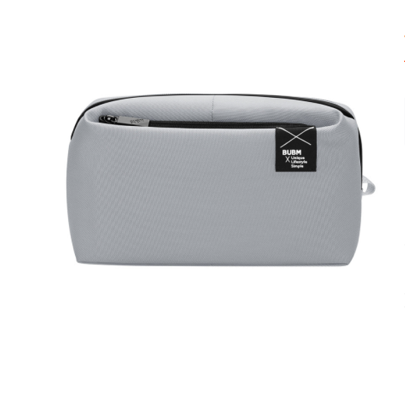 Power bank earphone data cable U disk storage bag (C gray)