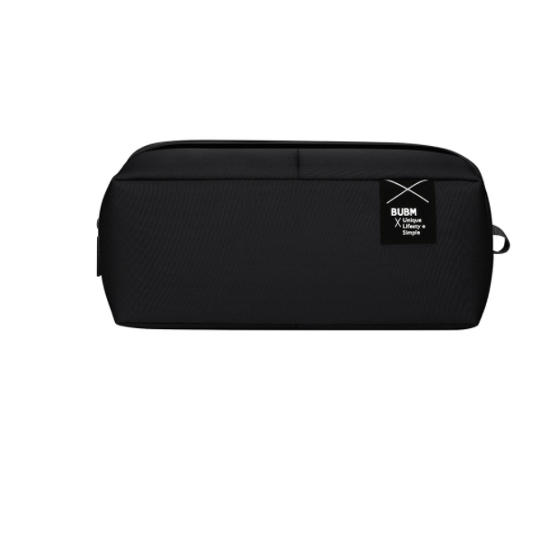 Power bank earphone data cable U disk storage bag (D model black)