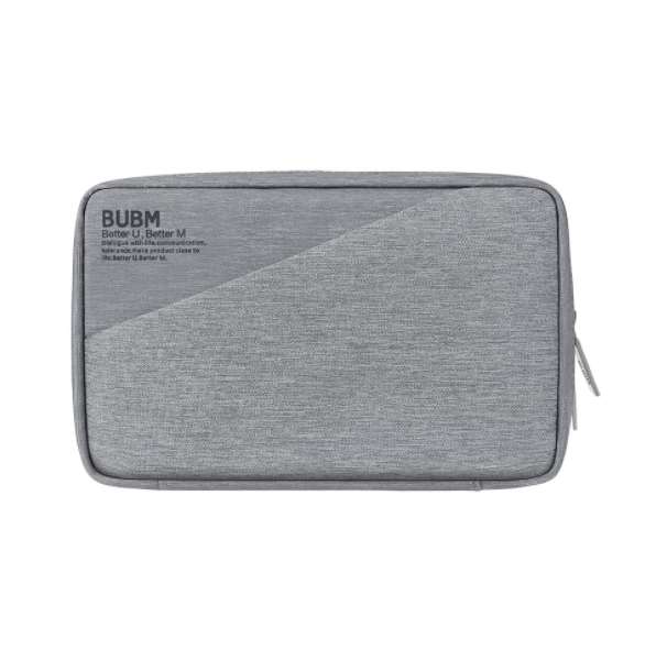U disk power accessories storage bag (light gray)
