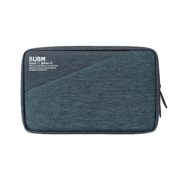U disk power accessories storage bag (dark blue)