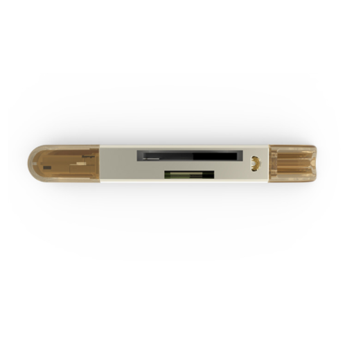 type-c Android phone computer multi-function all-in-one USB high-speed card reader (gold)