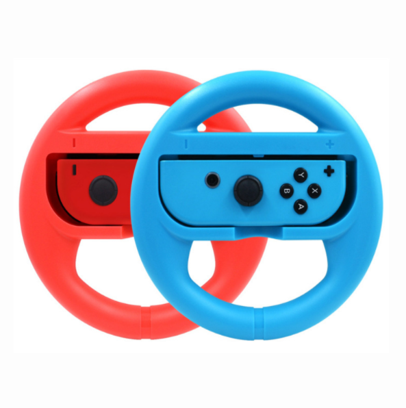 Nintendo switch racing OLED left and right handle steering wheel (red and blue pair)