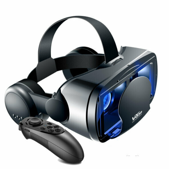 熱推藍光護眼手機虛擬現實頭盔3D VR眼鏡（VRGPRO耳機版+052）