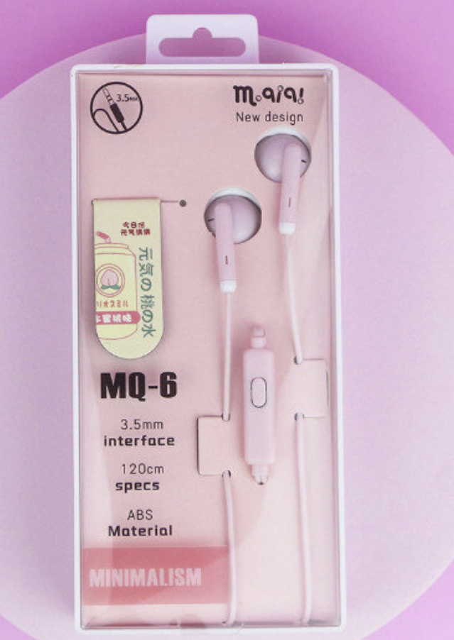 Over-the-Ear Cartoon Student Box Headset with Microphone (Pink)