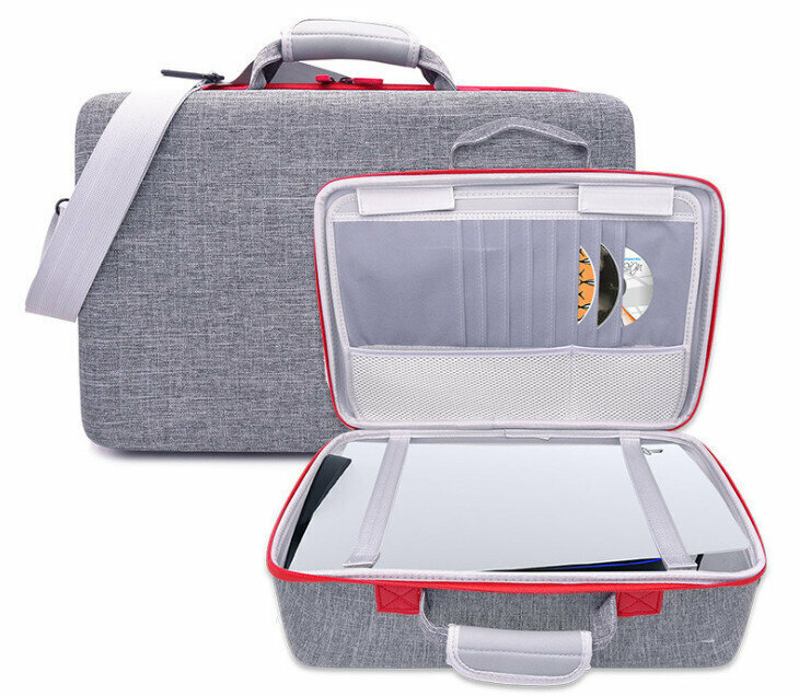 PS5 Game Console Bag Portable Portable Game Accessories Storage Bag (Grey)