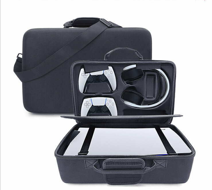 PS5 Game Console Bag Portable Portable Game Accessories Storage Bag (Black)