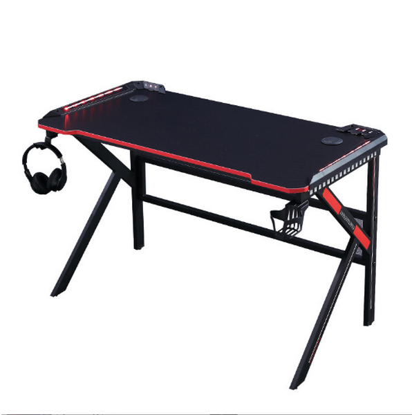 Home Desk, Integrated Game Gaming Desk (L120W60H74+ Cup H, Headphone Hook)