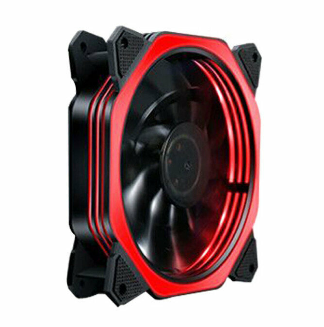 爆款電腦機箱風扇 發光機箱風扇(魔方極光紅燈)