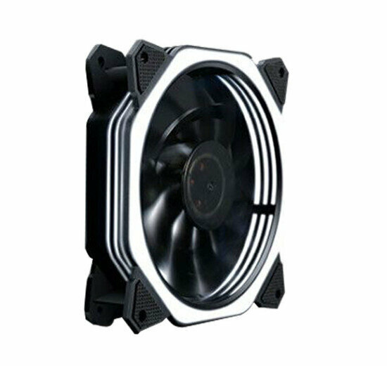 熱推電腦機箱風扇 發光機箱風扇(魔方極光白燈)