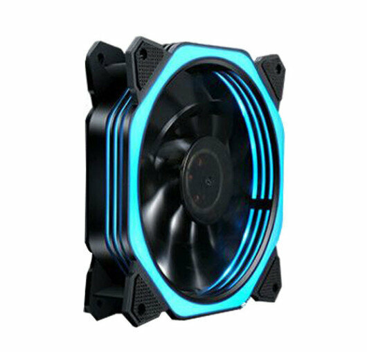 熱推電腦機箱風扇 發光機箱風扇(魔方極光冰藍燈)