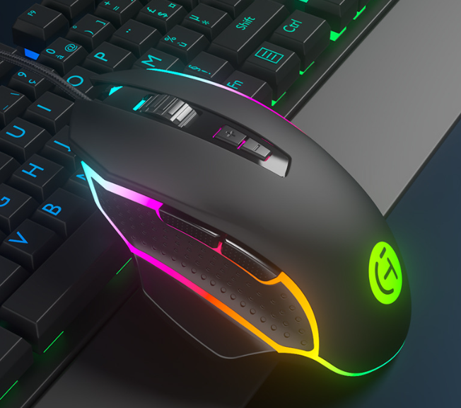 New V47 Wired Mouse (7D Buttons)