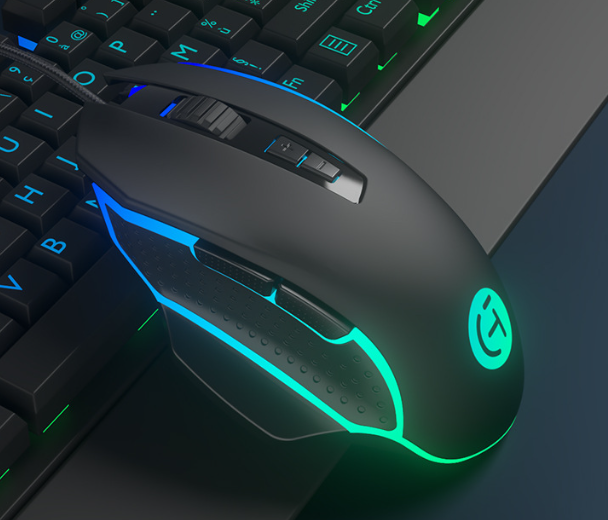 New V47 Wired Mouse (7D Button RGB Illumination)