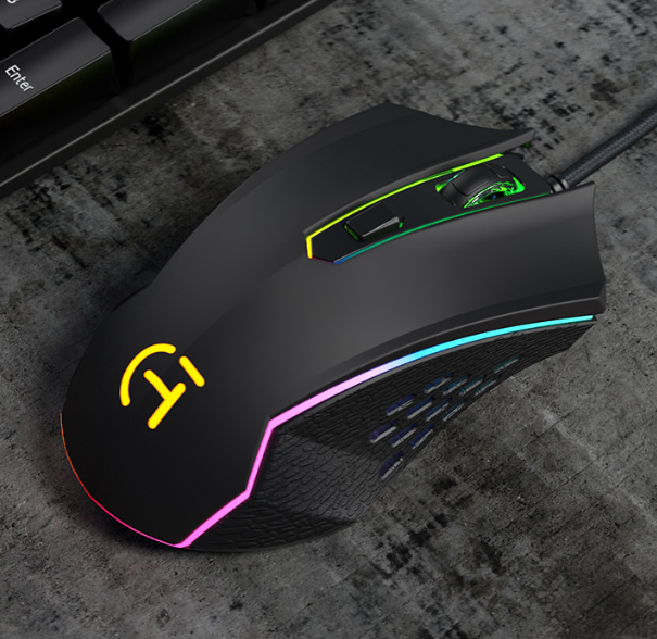 New V31 Wired Mouse (RGB Lighting Effects)