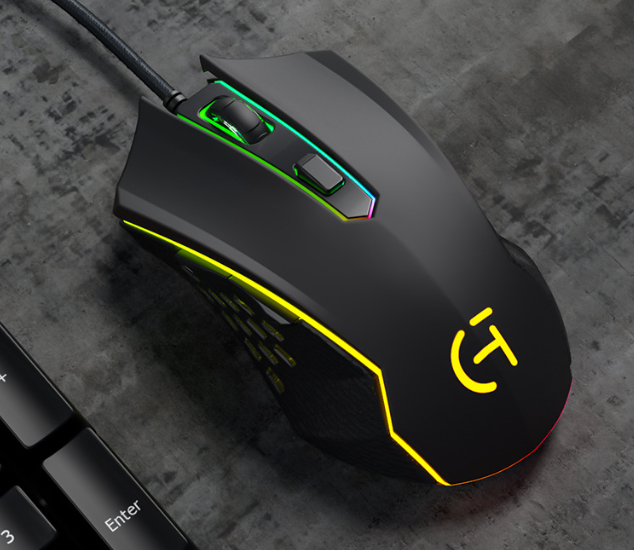 New V31 Wired Mouse (Colorful Lighting Effects)