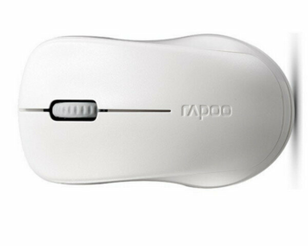 新款無線省電光學滑鼠Rapoo-1620便攜-銀灰