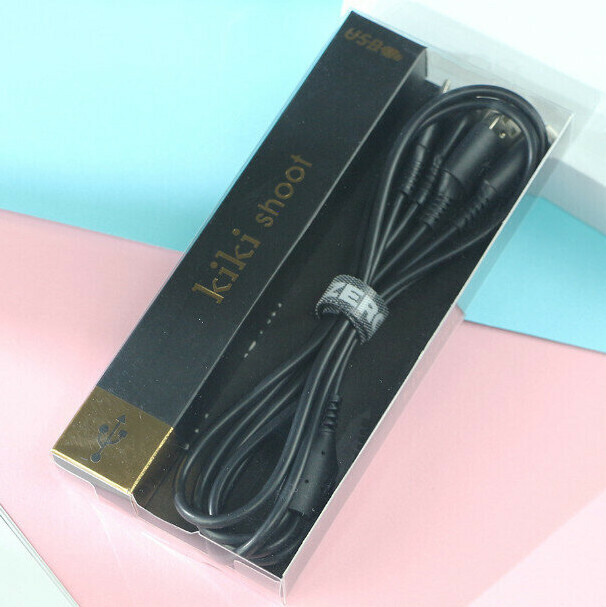 1-in-3 data cable for Apple Android Type-C 1M 3-in-1 charging cable (black)