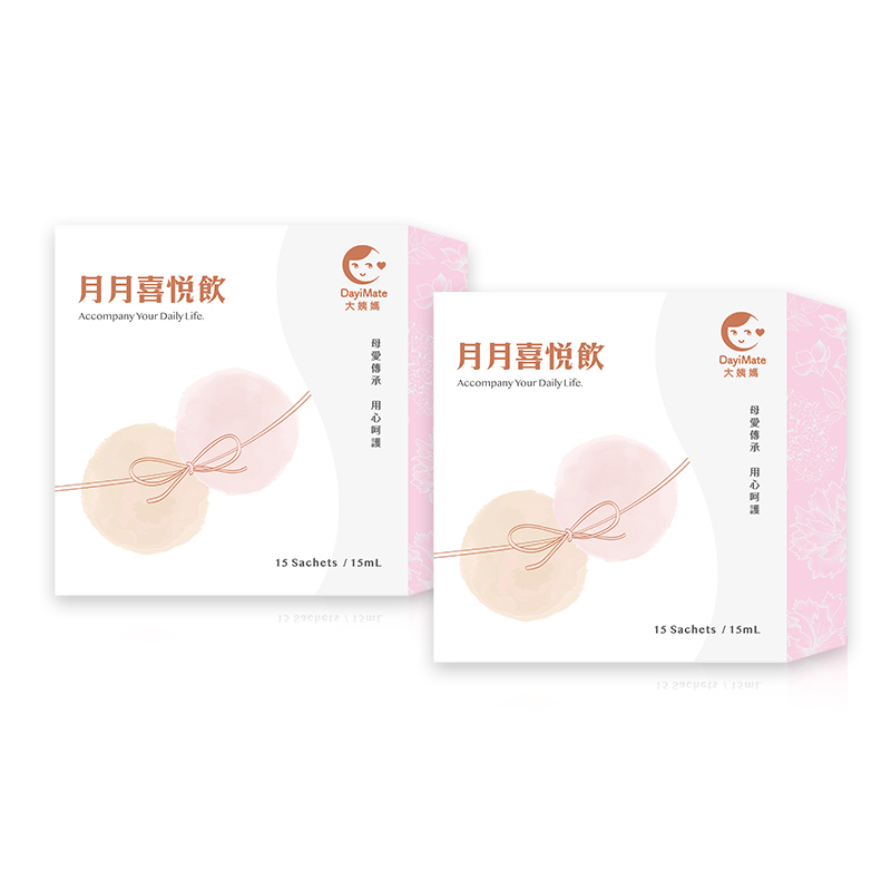 鍾欣怡代言！【大姨媽 買一送一組】月月喜悅飲(15包/盒) 2盒組