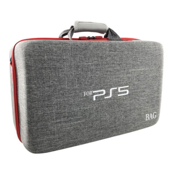 EVA PS5 Console Organizer PS5 Console Accessories Organizer PS5 Portable Organizer (New PS5 Hard Case Gray)#