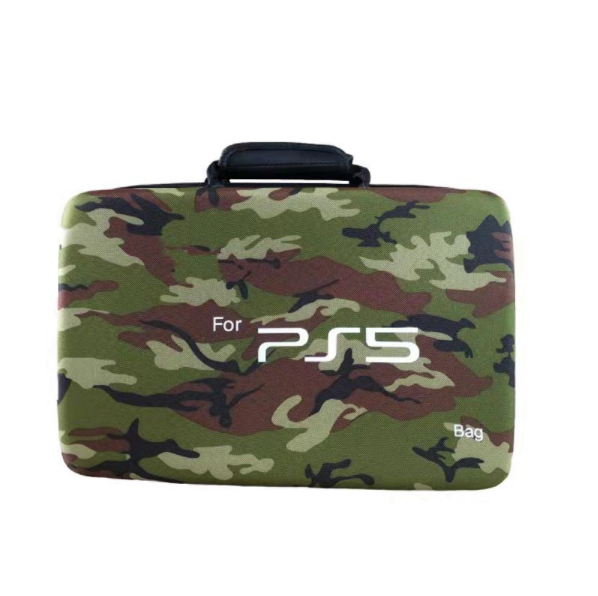 爆款EVA PS5主機收納包 PS5主機配件收納包 PS5便攜收納包（PS5新款大迷彩）